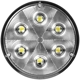Purchase Top-Quality GROTE INDUSTRIES - 63821-5 - Trilliant™ 36 4.4" 17W Round Black Powder Coated Housing Tractor Plus Beam LED Light Retail Pack pa3