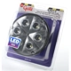 Purchase Top-Quality GROTE INDUSTRIES - 63821-5 - Trilliant™ 36 4.4" 17W Round Black Powder Coated Housing Tractor Plus Beam LED Light Retail Pack pa5