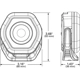 Purchase Top-Quality GROTE INDUSTRIES - BZ531-5 - BriteZone LED Work Lights pa2