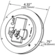 Purchase Top-Quality GROTE INDUSTRIES - G4002-5 - Hi Count 4" Red Round Grommet Mount LED Combination Tail Light pa3