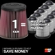 Purchase Top-Quality K & N ENGINEERING - 7377 - Air Filter pa7