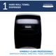 Purchase Top-Quality KIMBERLY-CLARK - 09996 - Sanitouch Manual Hard Roll Towel Dispenser pa6