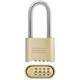 Purchase Top-Quality MASTER LOCK - 175DLH - 2 in Wide Resettable Combination Brass Padlock pa1