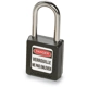 Purchase Top-Quality MASTER LOCK - 410BLK - Thermoplastic Safety Padlock pa2