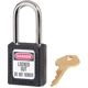 Purchase Top-Quality MASTER LOCK - 410BLK - Thermoplastic Safety Padlock pa3