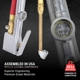 Purchase Top-Quality MILTON - S-516 - Tire Inflator Gauge with Dual Head Straight Foot Air Chuck 15” Air Hose pa3