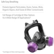 Purchase Top-Quality NORTH SAFETY - 54001 - Full Face Respirator with Dual Cartridge Connectors pa3
