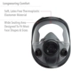 Purchase Top-Quality NORTH SAFETY - 54001 - Full Face Respirator with Dual Cartridge Connectors pa5