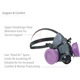Purchase Top-Quality NORTH SAFETY - 550030S - Niosh-Approved Half Mask Respirator pa4