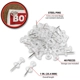 Purchase Top-Quality PERFORMANCE TOOL - W6080 - Clear Push Pins pa5