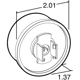 Purchase Top-Quality TRUCK LITE - 30270R - 30 Series 2" Low Profile Red Round Grommet Mount LED Clearance Marker Light pa2