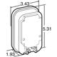 Purchase Top-Quality TRUCK LITE - 45204 - Reflectorized Rectangular Grommet Mount Backup Light pa4