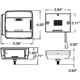 Purchase Top-Quality TRUCK LITE - 5055D - Signal-Stat Series 5" Red/Clear Square Stud Mount LED Combination Tail Light pa4