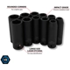 Purchase Top-Quality PERFORMANCE TOOL - M591DB - Deep Impact Socket Set pa2