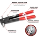 Purchase Top-Quality PERFORMANCE TOOL - W2003 - Threaded Insert Rivet Kit pa4