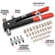 Purchase Top-Quality PERFORMANCE TOOL - W2006 - Threaded Insert Rivet Kit pa4