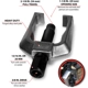 Purchase Top-Quality PERFORMANCE TOOL - W80557 - Tie Rod End/Pitman Arm Puller pa5