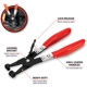 Purchase Top-Quality PERFORMANCE TOOL - W80654 - Flat Band Hose Clamp Plier pa3