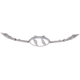 Purchase Top-Quality Moulure supérieure de la grille - HY1217102 pa3
