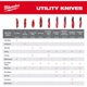 Purchase Top-Quality MILWAUKEE - 48-22-1516 - Compact Side Slide Utility Knife pa9