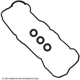 Purchase Top-Quality Valve Cover Gasket Set by BECK/ARNLEY - 036-2021 pa1
