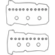 Purchase Top-Quality Valve Cover Gasket Set by FEL-PRO - VS50510R pa2