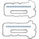 Purchase Top-Quality Valve Cover Gasket Set by FEL-PRO - VS50610R pa2