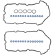 Purchase Top-Quality Valve Cover Gasket Set by FEL-PRO - VS50644R pa3