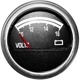 Purchase Top-Quality Voltmeter Gauge by CROWN AUTOMOTIVE JEEP REPLACEMENT - J8126659 pa1