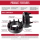 Purchase Top-Quality COYOTE WHEEL ACCESSORIES - 81708170HE142 - Wheel Adapter (Pack of 2) pa2