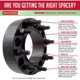 Purchase Top-Quality COYOTE WHEEL ACCESSORIES - 81708170HE142 - Wheel Adapter (Pack of 2) pa3