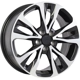 Purchase Top-Quality ART - R1261703 - REPLICA 126 Gloss Black With Machined Face Wheel (17x7.0 35mm) pa33