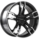 Purchase Top-Quality ART - R1651907 - REPLICA 165 Gloss Black With Machined Face Wheel (19x8.5 35mm) pa32