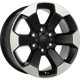 Purchase Top-Quality ART - R16718001A - REPLICA 167 Satin Black - Machined Face Wheel  (18x8.0 20mm) pa1