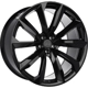 Purchase Top-Quality ART - R27322001 - REPLICA 273 Gloss Black Wheel (22x10 25mm) pa32