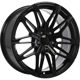 Purchase Top-Quality ART - R2751802 - REPLICA 275 Gloss Black Wheel  (18x8.0 25mm) pa1
