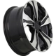 Purchase Top-Quality ART - R2981702A - REPLICA 298 Gloss Black - Machined Face Wheel (17x7.5 45mm) pa32