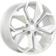 Purchase Top-Quality REPLICA 309 Silver - Machined Face Wheel by ART (18x7.5 40mm) pa31