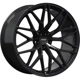 Purchase Top-Quality ART - R3122101 - REPLICA 312 Gloss Black Wheel (21x9.5 26mm) pa32