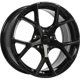 Purchase Top-Quality ART - R3191701 - REPLICA 319 Gloss Black Wheel  (17x7.5 35mm) pa32