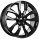 Purchase Top-Quality ONE Gloss Black Wheel by ART (15x6.5 40mm) pa32