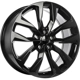 Purchase Top-Quality ONE Gloss Black Wheel by ART (18x8 35mm) pa1