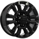 Purchase Top-Quality ART - R3272001 - REPLICA 327 Gloss Black Wheel (20x8.5 47mm) pa31