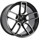 Purchase Top-Quality REPLICA 348 Satin Black - Machined Face Wheel by ART (20x9.5 15mm) pa31