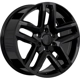 Purchase Top-Quality REPLICA 353 Gloss Black Wheel by ART (17x8.0 20mm) pa31