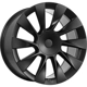 Purchase Top-Quality ART - R3662001 - REPLICA 366 Satin Black Wheel (20x9.5 45mm) pa31