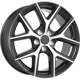 Purchase Top-Quality ART - R3831801 - REPLICA 383 Gloss Black - Machined Face Wheel  (18x7.5 45mm) pa1
