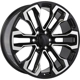 Purchase Top-Quality ART - R3902201 - REPLICA 390 Gloss Black - Machined Face Wheel (22x9.0 24mm) pa31