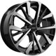 Purchase Top-Quality REPLICA 394 Gloss Black - Machined Face Wheel by ART (18x7.5 45mm) pa1