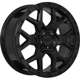 Purchase Top-Quality ART - RUF821801 - GRIP Gloss Black Wheel (18x8.0 45mm) pa31